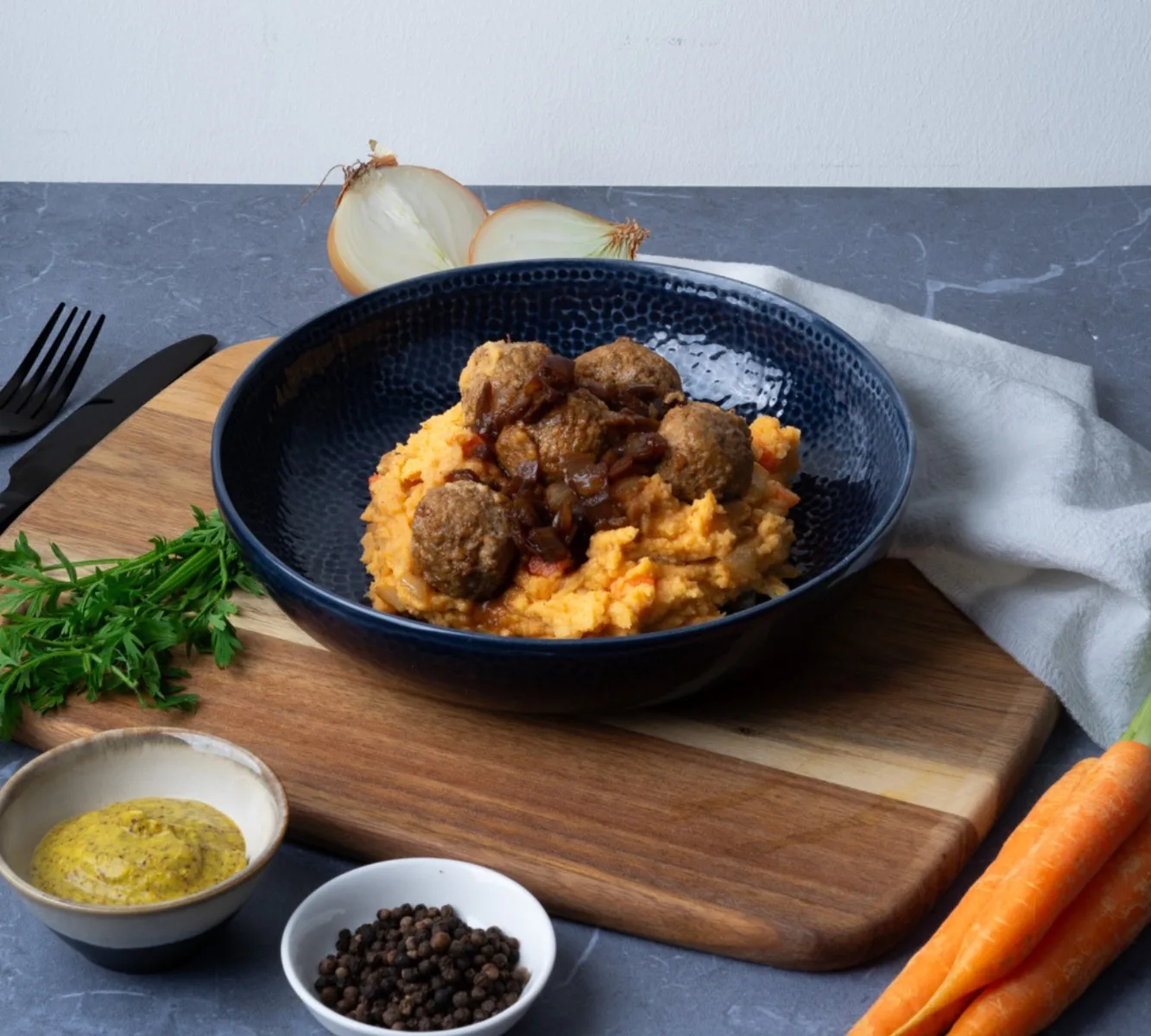 Hutspot - Meatballs 